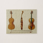 De Hellier violin gemaakt door Antonio Stradivariu Legpuzzel (Horizontaal)