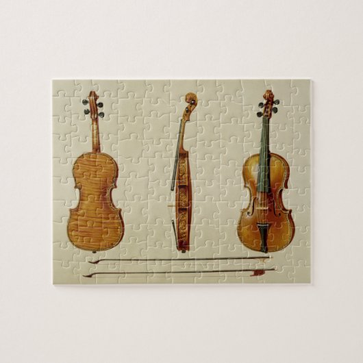 De Hellier violin gemaakt door Antonio Stradivariu Legpuzzel (Horizontaal)