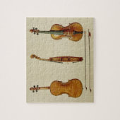 De Hellier violin gemaakt door Antonio Stradivariu Legpuzzel (Verticaal)