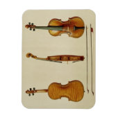 De Hellier violin gemaakt door Antonio Stradivariu Magneet (Verticaal)