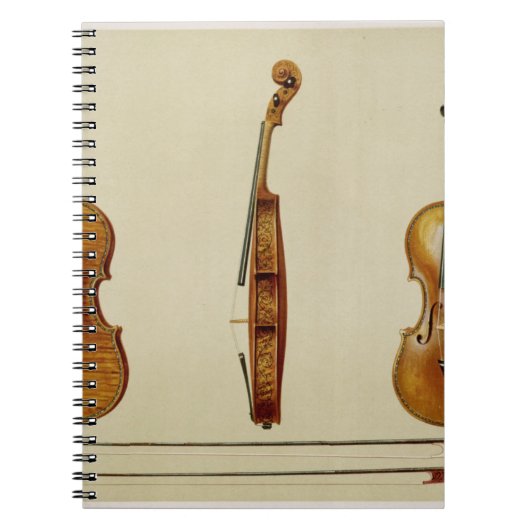 De Hellier violin gemaakt door Antonio Stradivariu Notitieboek (Voorkant)