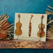 De Hellier viool gemaakt door Antonio Stradivarius Fotoplaat (Zijkant)