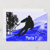 De helling op de helling van de Ski Slope Kaart (Voorkant)