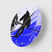 De helling op de helling van de Ski Slope Ronde Klok (Hoek)