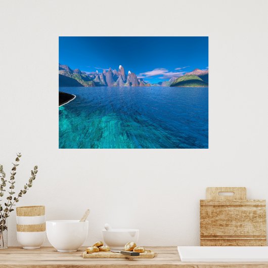 De hellingen poster (Keuken)