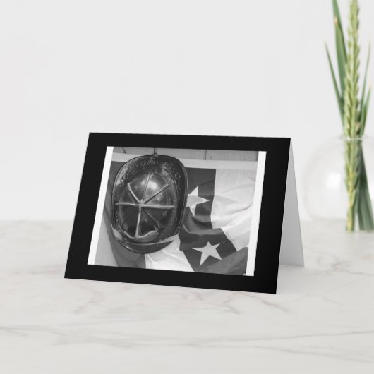 De Helm en de Vlag van de brand Kaart (Voorkant)