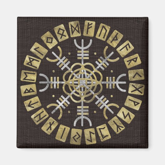 De helm van ontzag magneet (Voorkant)