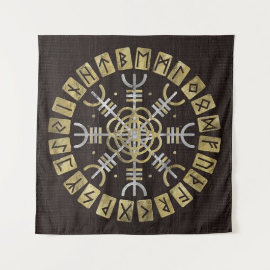 De helm van ontzag wandkleed (Voorkant (horizontaal))