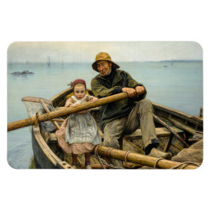 De Helpende Hand, 1881 door Emile Renouf Magneet