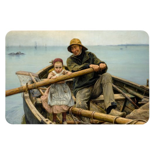 De Helpende Hand, 1881 door Emile Renouf Magneet (Horizontaal)
