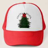 DE HELPER VAN DE KERSTMAN TRUCKER PET (Voorkant)