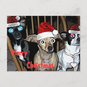 DE HELPERS VAN DE KERSTMAN FEESTDAGENKAART