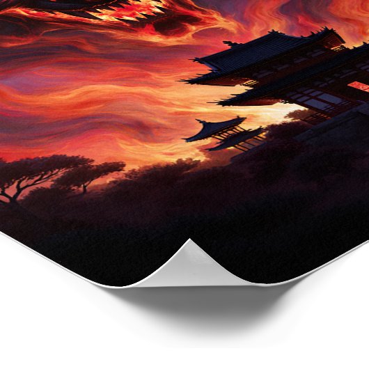 De helse eclips poster (Hoek)