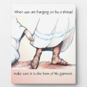 De Hem van zijn kledingplak Fotoplaat (Voorkant)