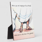 De Hem van zijn kledingplak Fotoplaat (Zijkant)