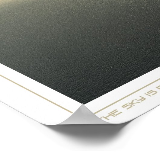 de hemel breekt poster (Hoek)