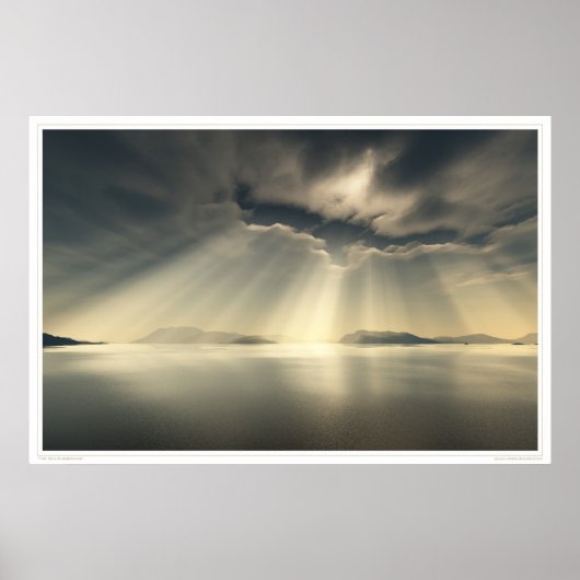 de hemel breekt poster (Voorkant)