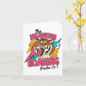 De hemel brult Psalm 19 1 Bijbelvers Boh Kaart (Gele Bloem)