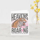 De Hemel Brult, Psalm 19_1 Bijbelvers  Kaart (Gele Bloem)