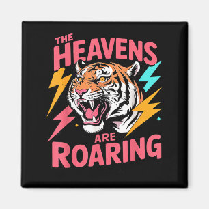 De Hemel Brult Psalm 19_1 Tijger Christelijk Magneet