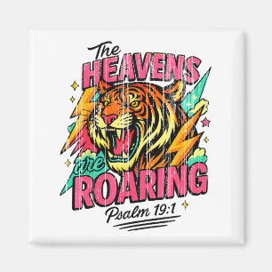 De Hemel Brult Psalm 19_1 Tijger Christelijk Magneet