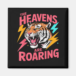 De Hemel Brult Psalm 19_1 Tijger Christelijk Magneet