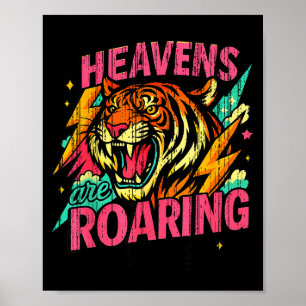 De Hemel Brult Psalm 19_1 Tijger Christelijk Poster