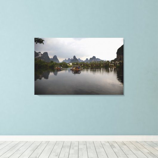 De hemel canvas afdruk (Insitu (Houten vloer))