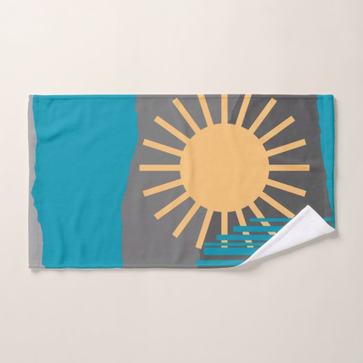 De hemel daalt 19 bad handdoek (Handdoek)