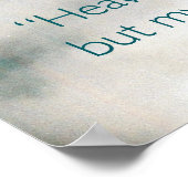 De hemel en de aarde moeten weg - B Poster (Hoek)