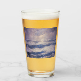 De hemel en de oceaan (door Emil Carlsen) Glas