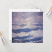 De hemel en de oceaan (door Emil Carlsen) Kaart (Voorkant / Achterkant in situ)