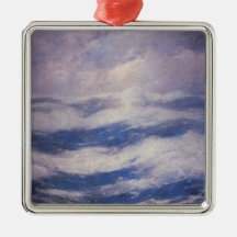 de hemel en de oceaan (door Emil Carlsen) keramiek