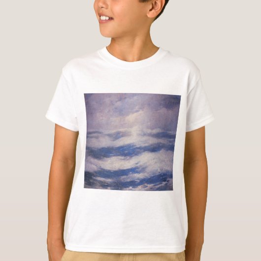De hemel en de oceaan (door Emil Carlsen) T-shirt (Voorkant)