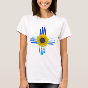 De Hemel en de Zonnebloem van Zia T-shirt