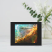 De hemel en het aardse briefkaart (Staand voorkant)