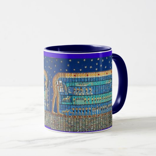 De hemel Goddess Nut Mok (Voorkant rechts)