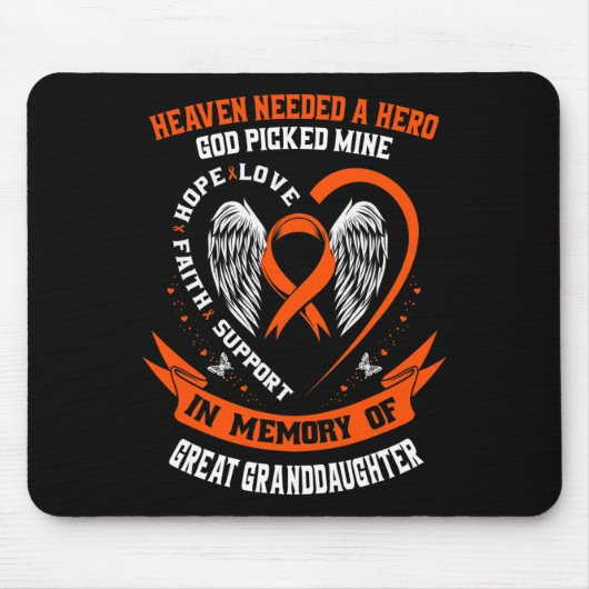 De hemel had een held nodig die God heeft uitgekoz Muismat (Voorkant)