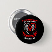 De Hemel Had Een Held Nodig God Kiesde Schoonvader Ronde Button 5,7 Cm (Voorkant /achterkant)