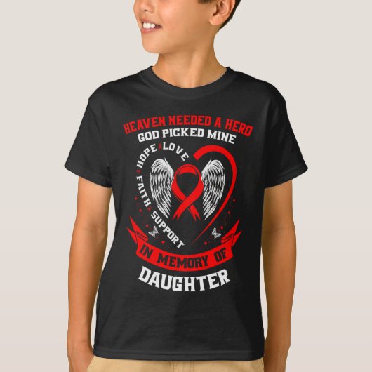 De hemel had een held nodig, God koos het hart van T-shirt (Voorkant)