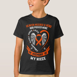 De hemel had een held nodig God koos mijn nichtje T-shirt