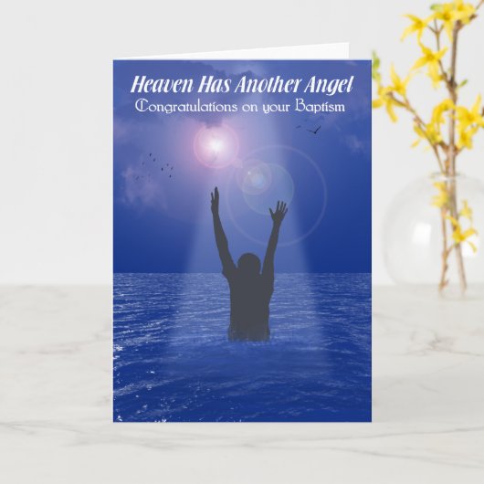 DE HEMEL HEEFT EEN ANDERE ENGEL (MANNETJE) KAART (Gele Bloem)