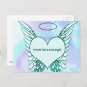 De hemel heeft een nieuwe engel briefkaart (Voorkant / Achterkant)