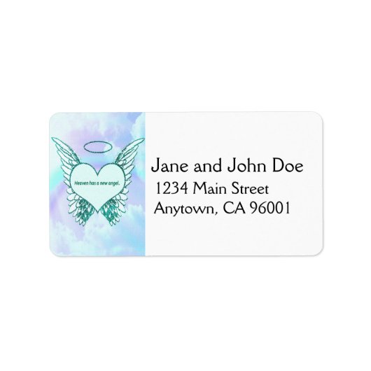 De hemel heeft een nieuwe engel etiket (Voorkant)