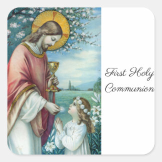 De hemel in onze ziel vierkante sticker