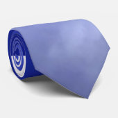 De hemel is blauw stropdas (Opgerold)