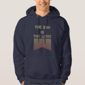 De hemel is de grens hoodie (Voorkant)