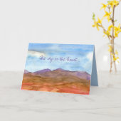 De hemel is de grens kaart (Gele Bloem)