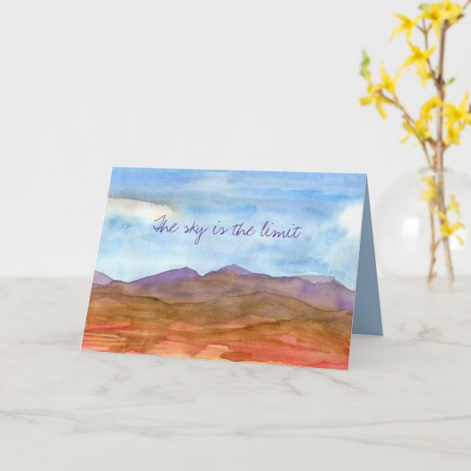 De hemel is de grens kaart (Gele Bloem)