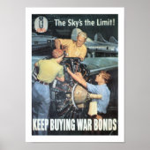 De hemel is de grens. poster (Voorkant)